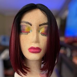 Women’s high fashion Red Wig